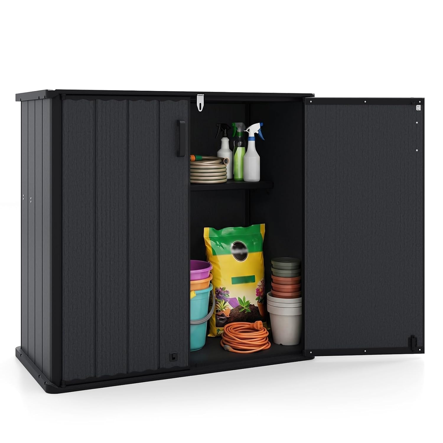 Garden Tools - Outdoor Storage Shed 23.5 Cu.ft for