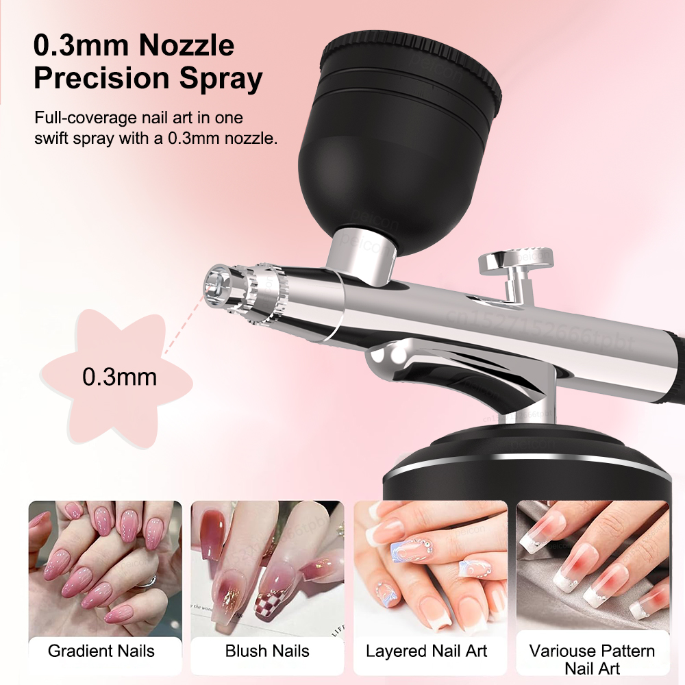 Airbrush with Compressor Pain - đánh giá và giá Airbrush Kit With Mini Compressor