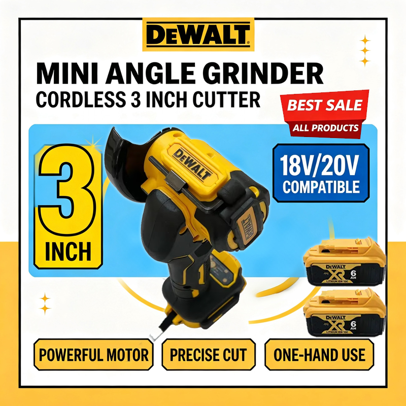 DEWALT 18/20V Brushless Cordle - đánh giá và giá Brushless Angle Grinder Battery Powered