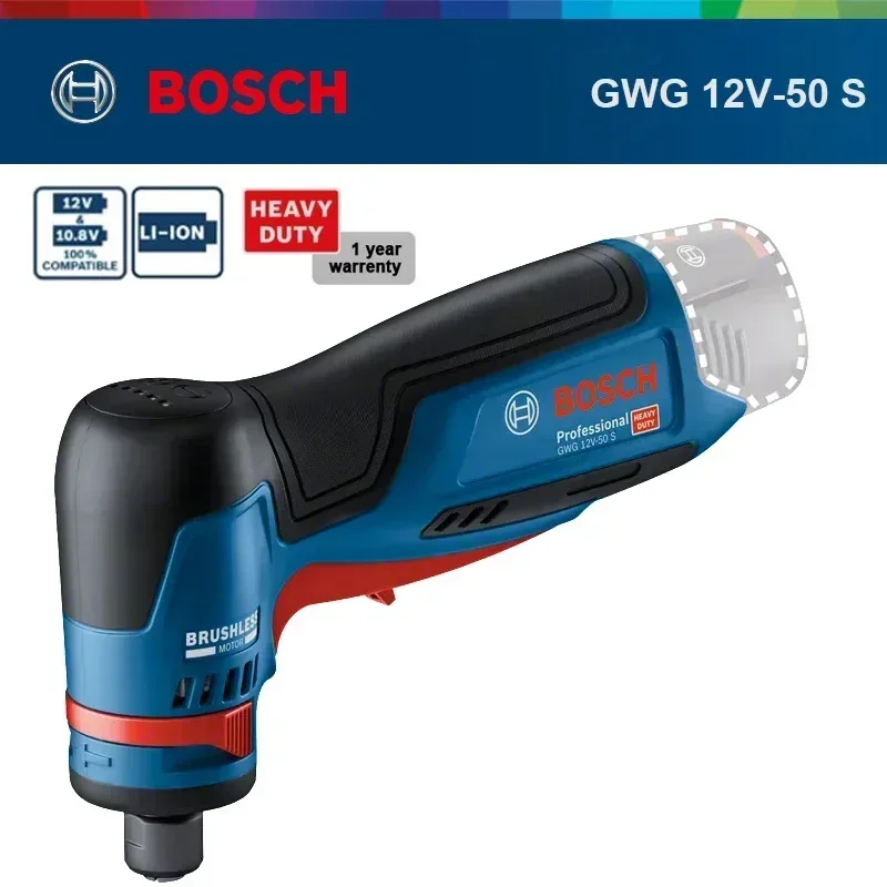 BOSCH GWG 12V-50 S 12V Brushle - đánh giá và giá Brushless Angle Grinder Battery Powered