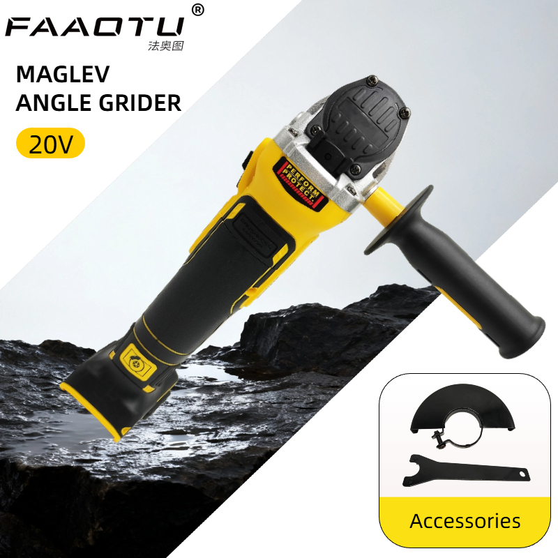 FAAOTU DCG405 125mm flat head  - đánh giá và giá Brushless Angle Grinder Battery Powered