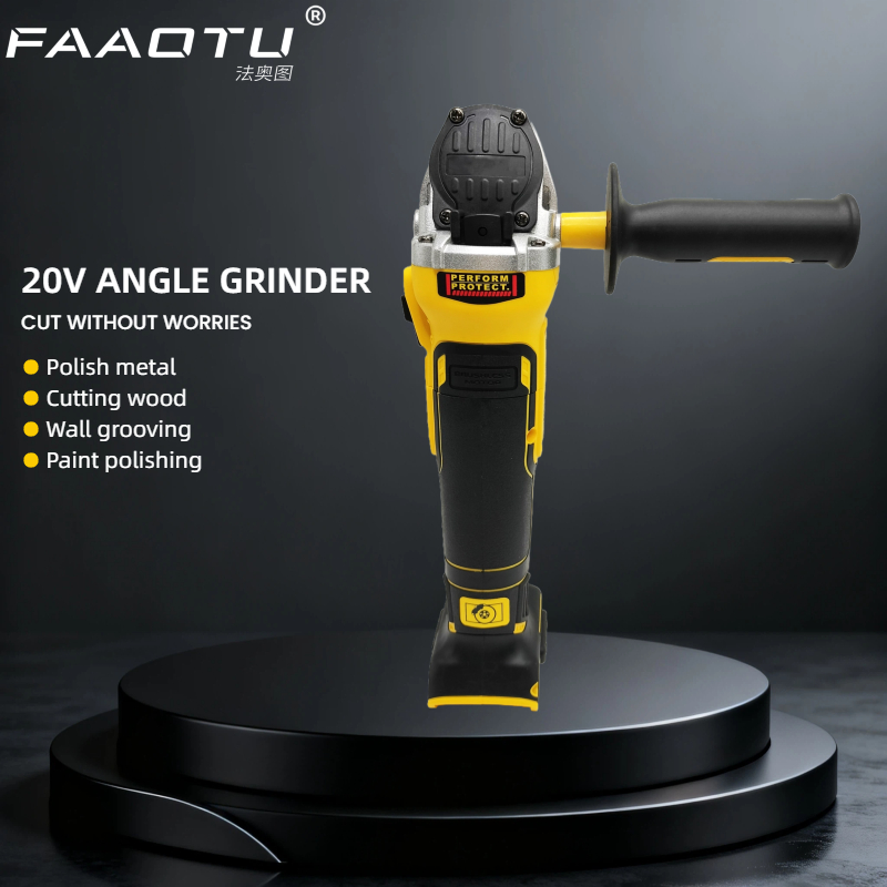 FAAOTU DCG405 125mm flat head  - đánh giá và giá Brushless Angle Grinder Battery Powered